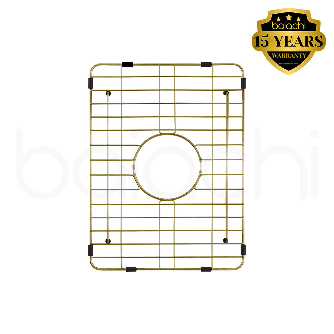 Baiachi 390x290mm Kitchen Sink Grid Brushed Gold