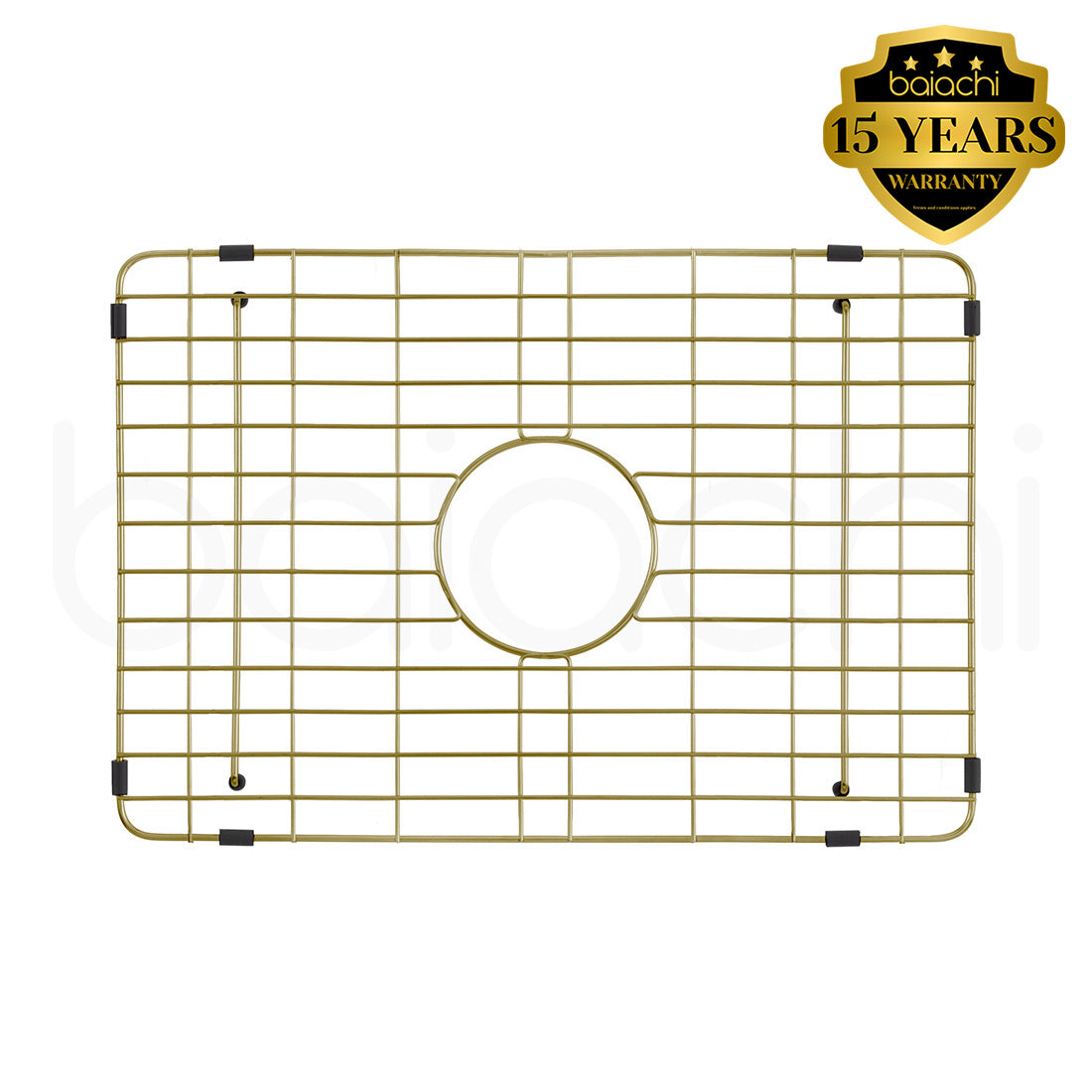 Baiachi 543x343mm Kitchen Sink Grid Brushed Gold