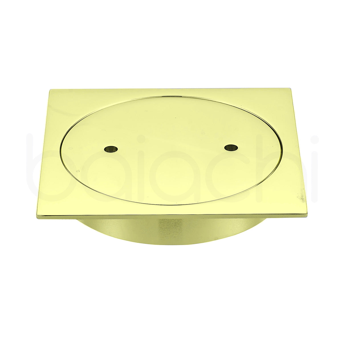 Baiachi Bathroom 100mm Clear Out Floor Waste Brushed Gold