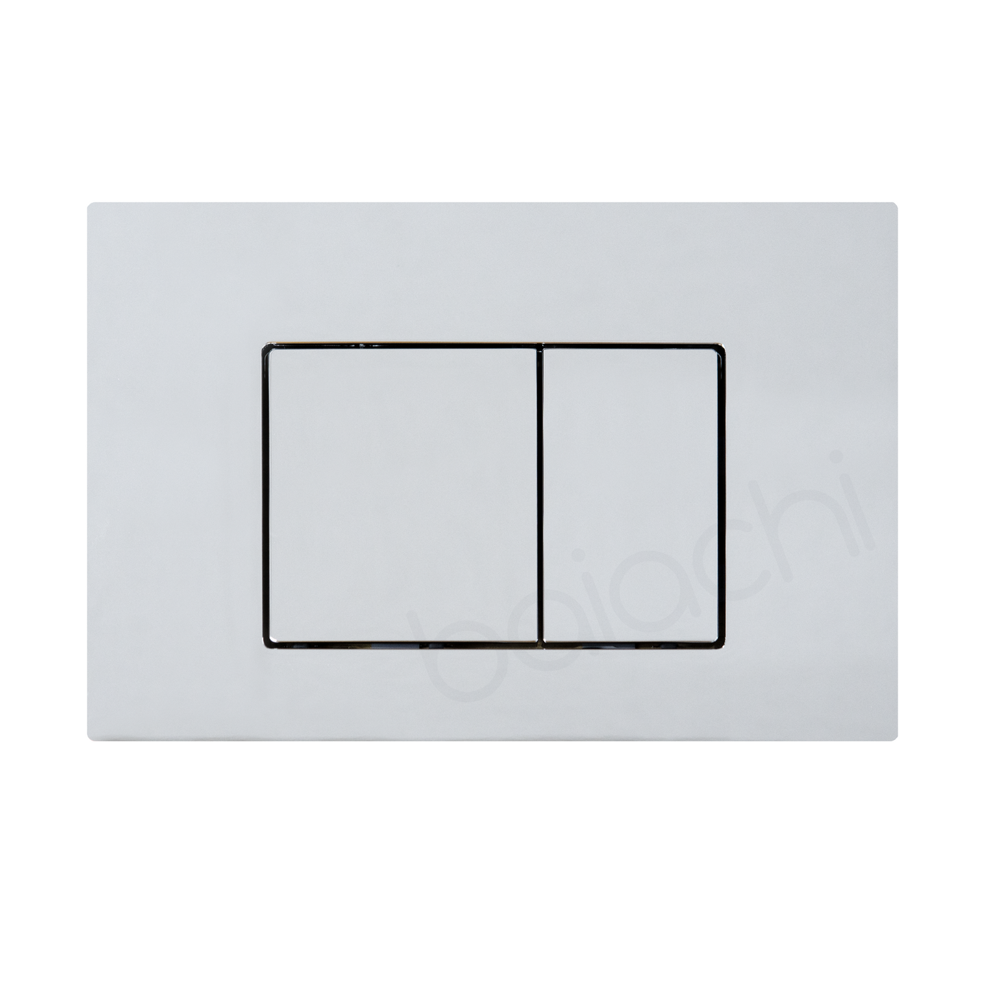Ballina Rimless In Wall Toilet Suite with Square Chrome Flushing Buttons