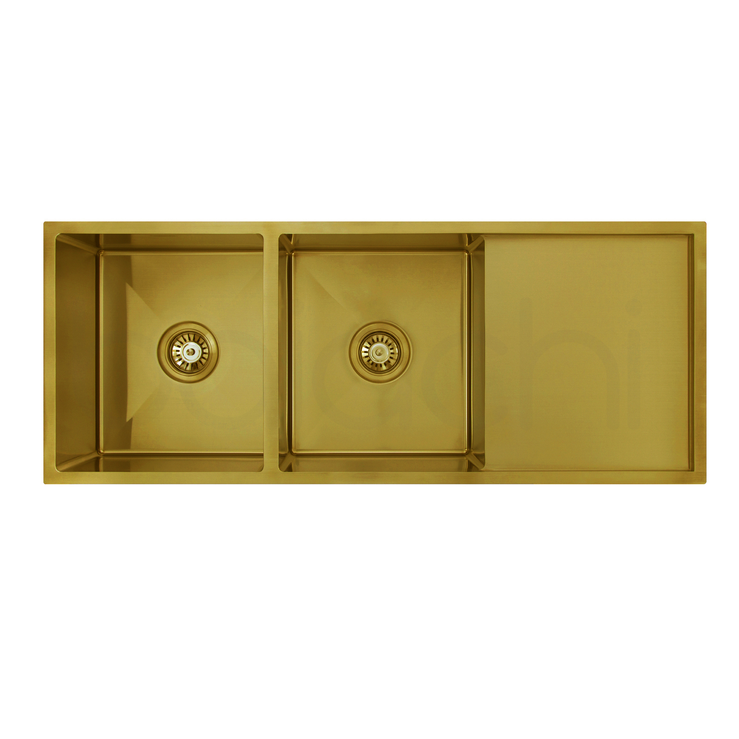 1260X440 Handmade Laundry Kitchen Sink Top/Under Mount Brushed Gold