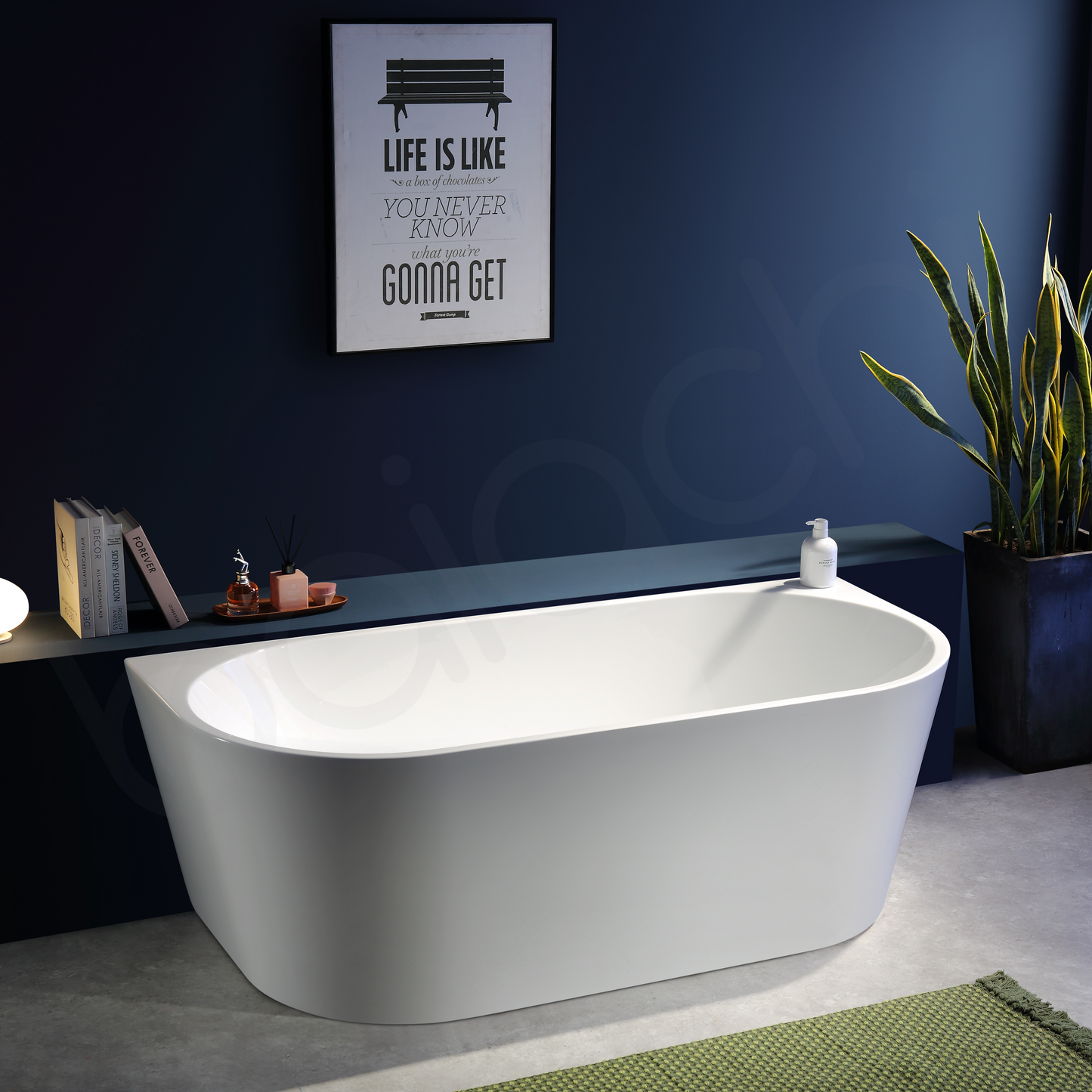 Baiachi Alice 1500 Freestanding Bath Back to Wall MK2