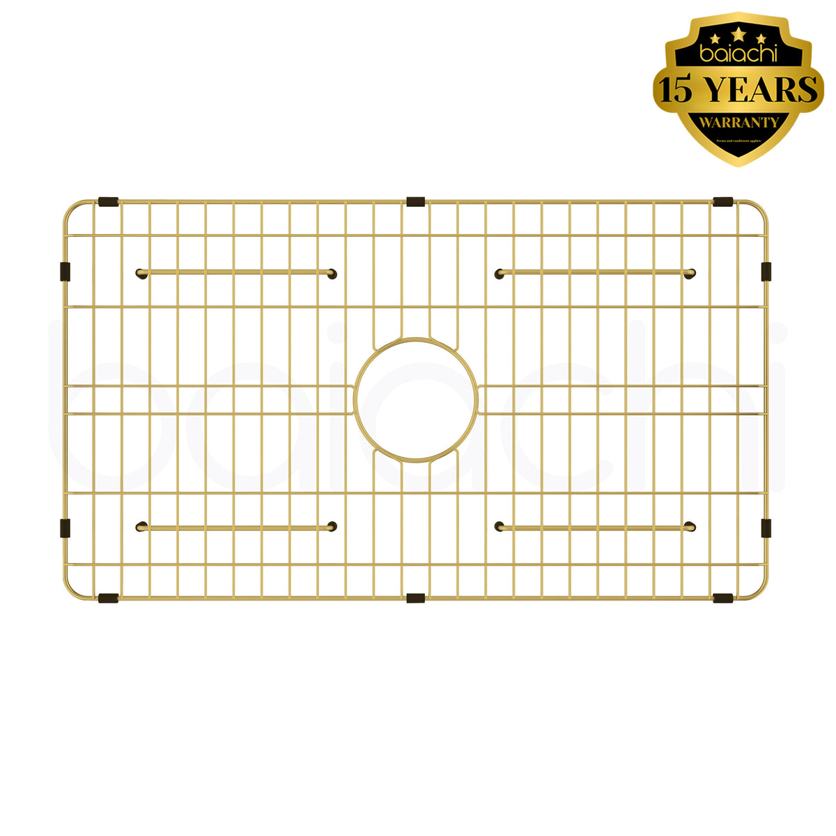Baiachi 700x400mm Kitchen Sink Grid Brushed Gold