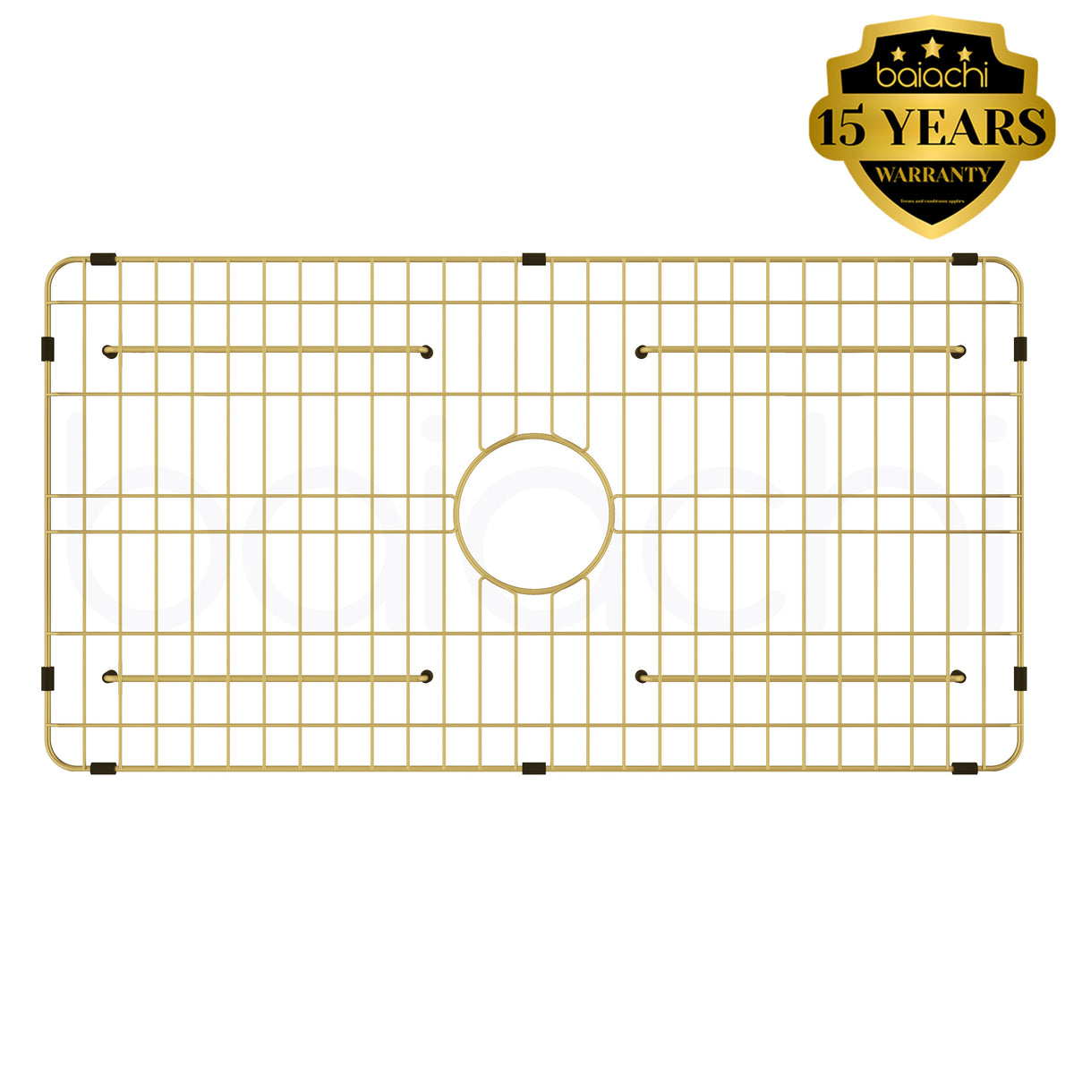 Baiachi 770x400mm Kitchen Sink Grid Brushed Gold