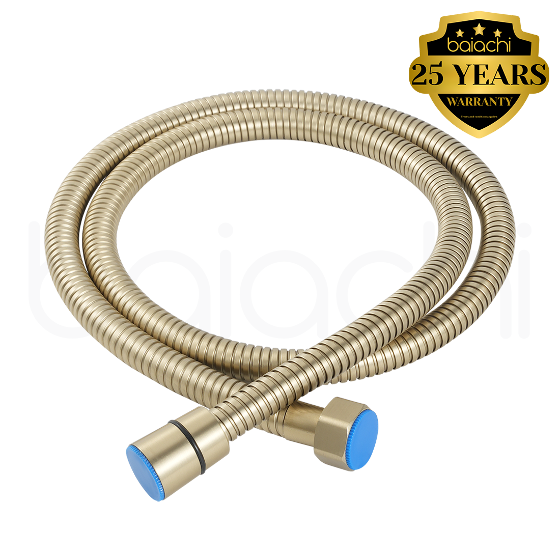 Baiachi Shower Hose 1200 Brushed Gold