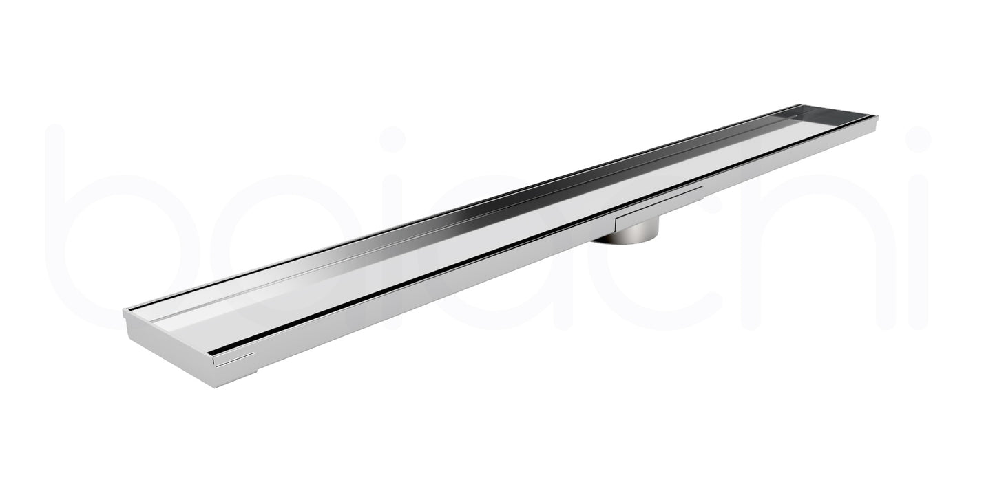150-600mm Linear Tile Insert Adjustable Floor Waste Stainless Steel