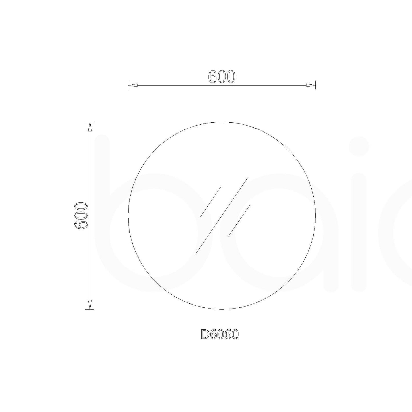POLISH EDGE CIRCLE MIRROR