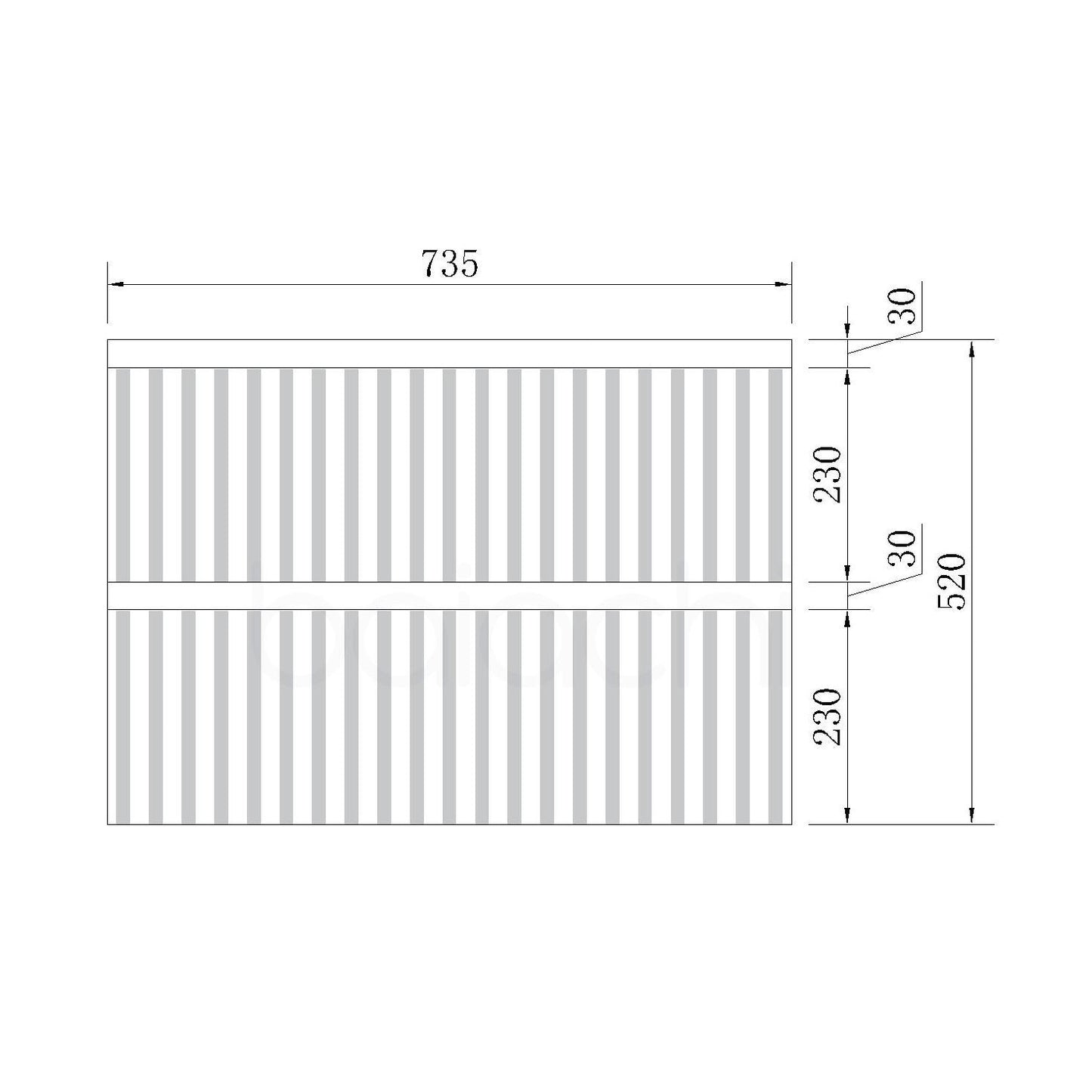 Oslo 750mm Plywood Wall Hung Bathroom Vanity Cabinet