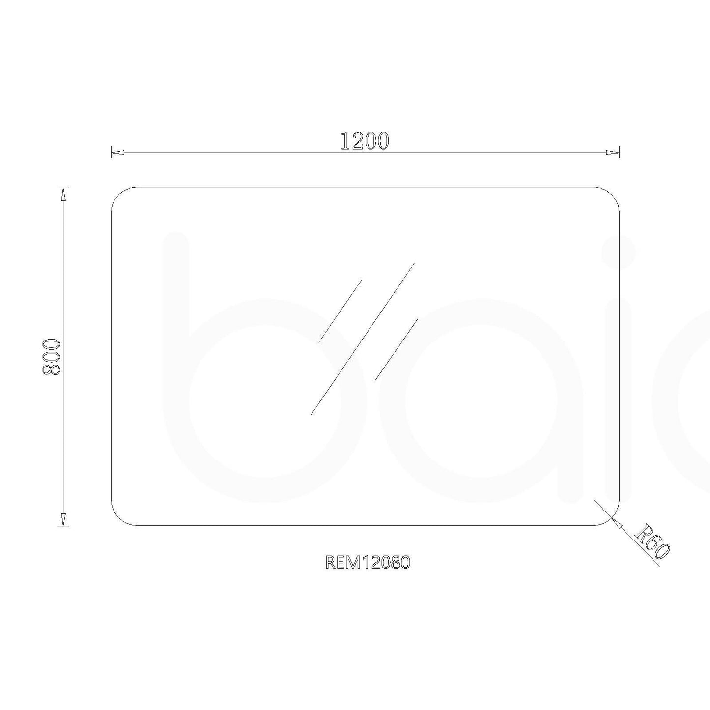 POLISH RADIUS EDGE MIRROR
