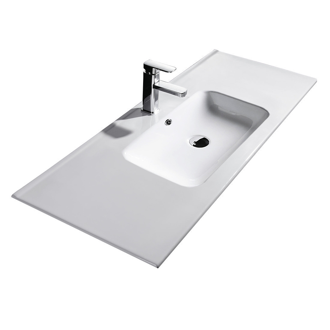 Vellena 1200mm Plywood Bathroom Vanity Ceramic Basin