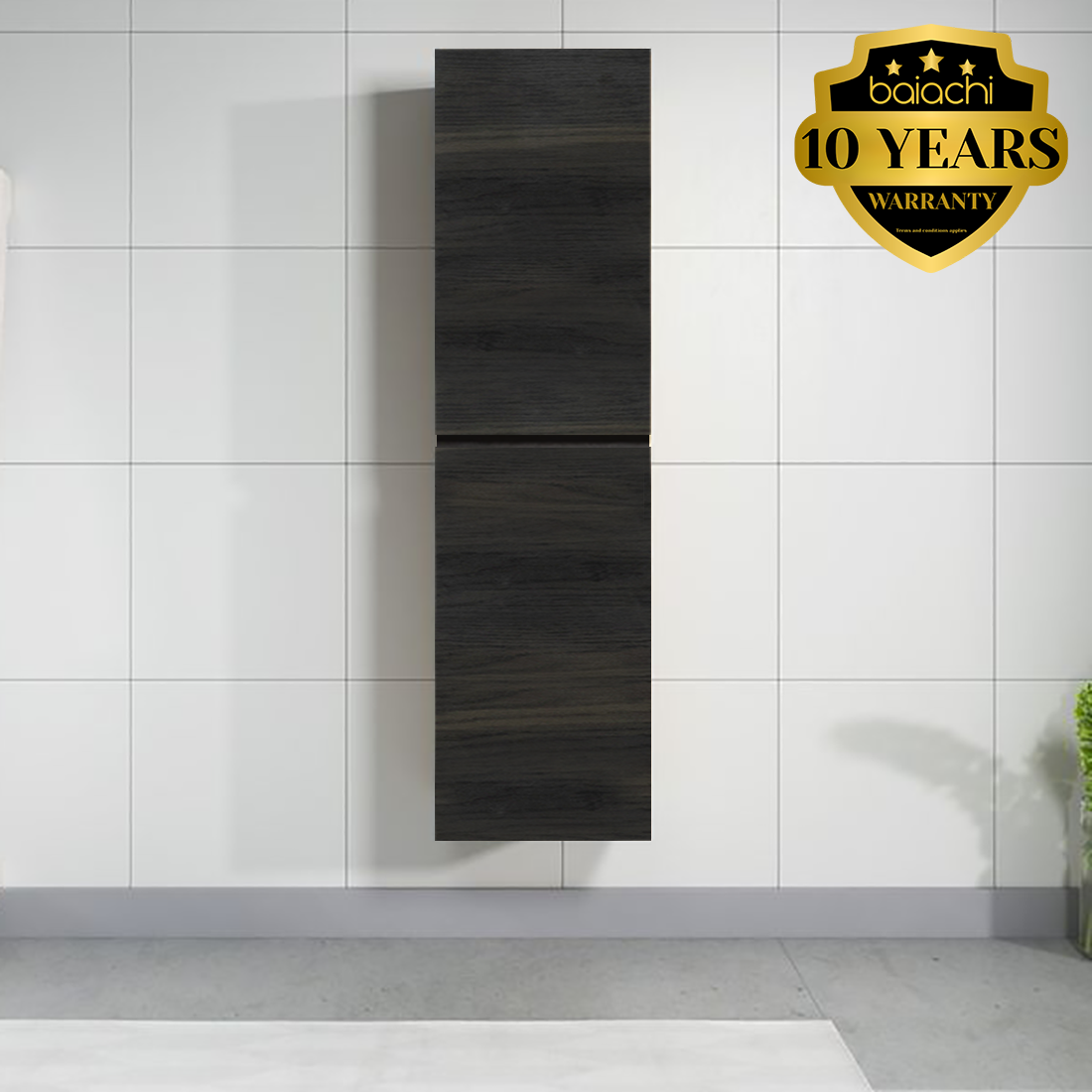 Baiachi Vellena Plywood Empire Oak Bathroom Tallboy
