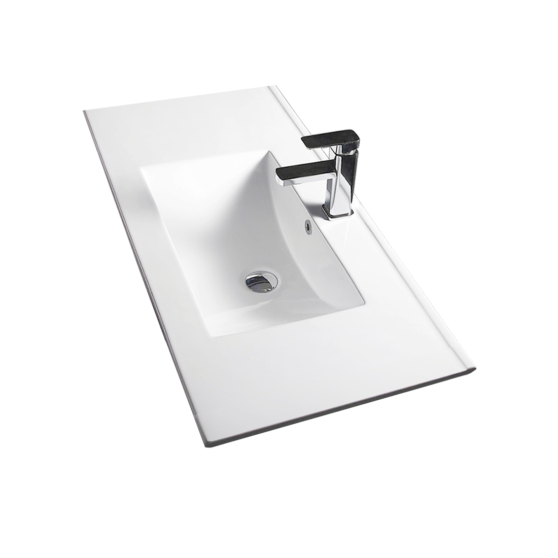 PACKAGE DEAL Windsor 900mm L Bathroom Vanity Wash Basin INCLUDING Mixer & Plugwaste