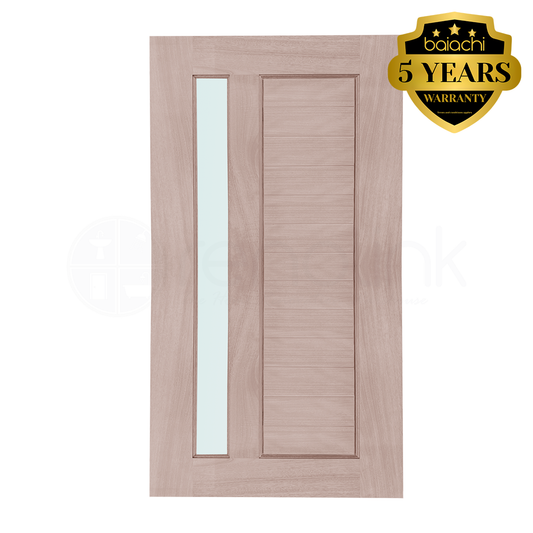 Baiachi 1200X2040X40mm 1 Lite Vertical Hampton External Door Translucent Glass