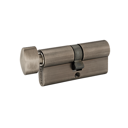 Single Euro Cylinder Graphite Nickel