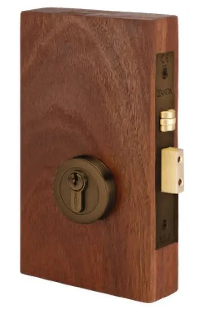 Zanda Roller Lock Mortice Set Ember Bronze