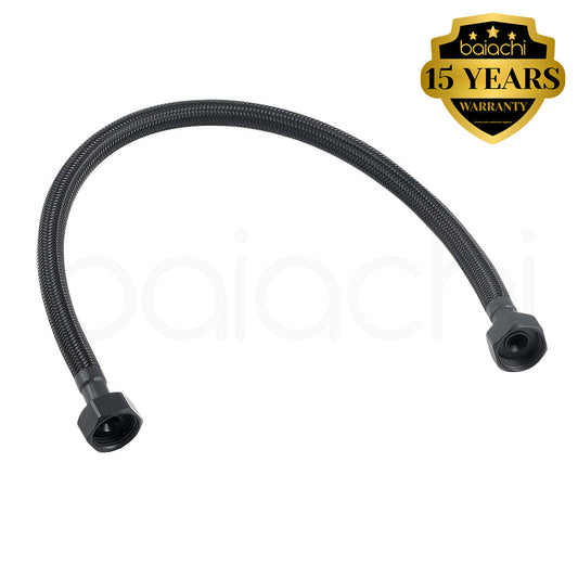 Baiachi 450mm Braided Flexible Hose Matte Black