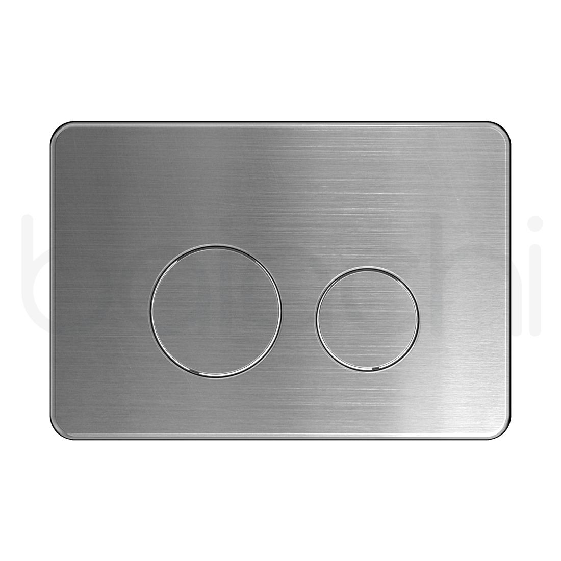 Baiachi Involution Rimless In Wall Tornado Toilet Suite with Round Stainless Steel Flushing Buttons BTW1