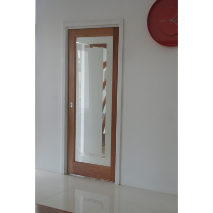 Zanda Round Cavity Sliding Passage Set Brushed Nickel