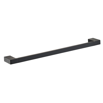 Ceram Single Towel Rail 600mm Matte Black