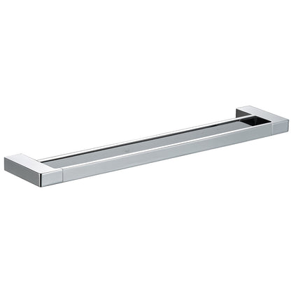 Ceram Double Towel Rail 800mm Chrome