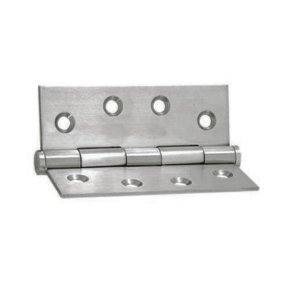 SS Butt Hinge x 2 Loose Pin 100 x 75 x 2.5mm (PAIR)