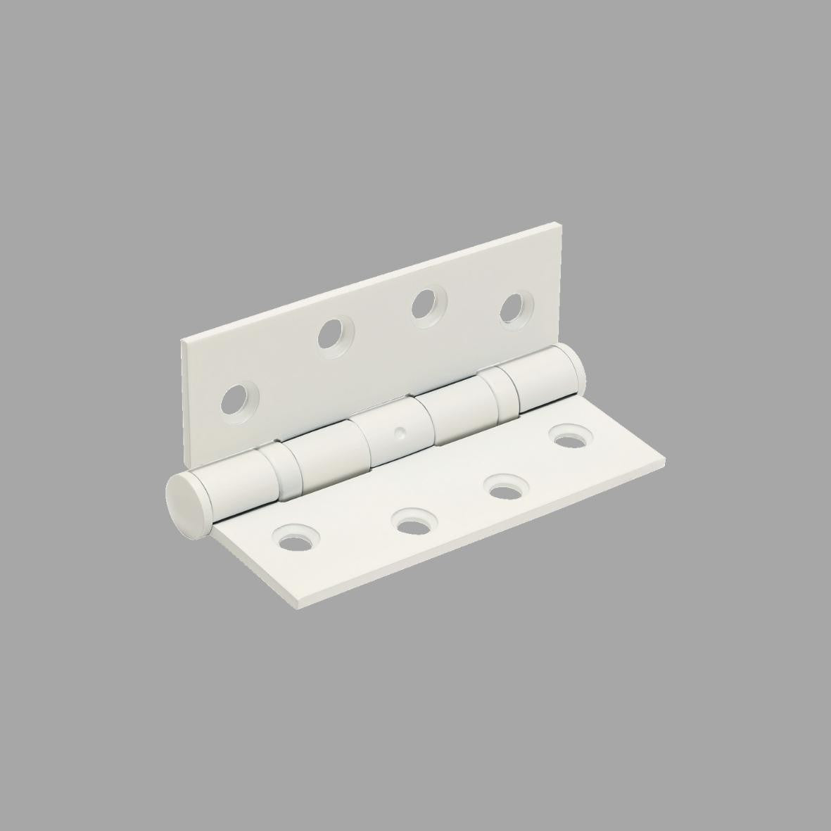 Zanda SS Butt Hinge Loose Pin 100 x 75 x 2.5mm Matte White (pair)