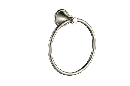 Ikon Clasico Towel Ring Brushed Nickel