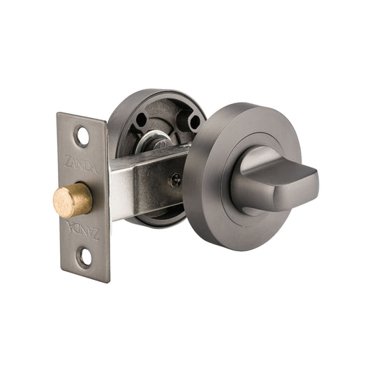 Zanda Round Privacy Kit Graphite Nickel