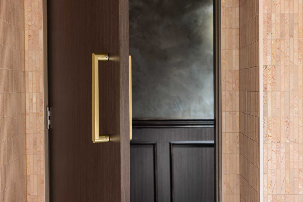 Zanda Duke Pull Handle Back to Back 600mm Satin Brass