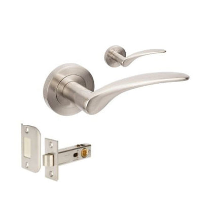 Zanda Apollo Privacy Set Brushed Nickel