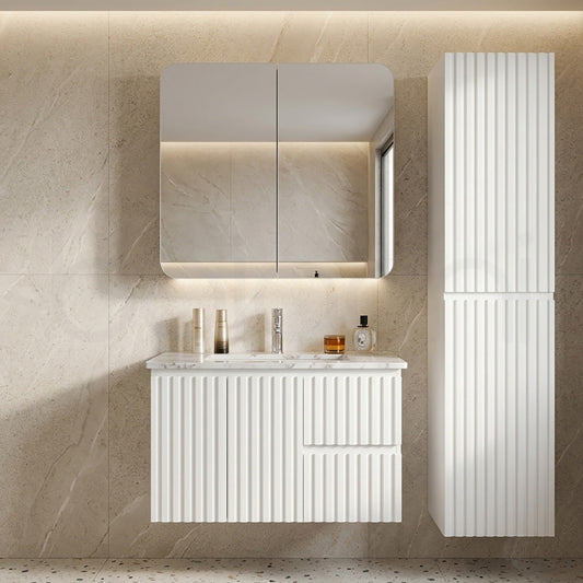 Baiachi 750x750 Round Edge Mirror Cabinet