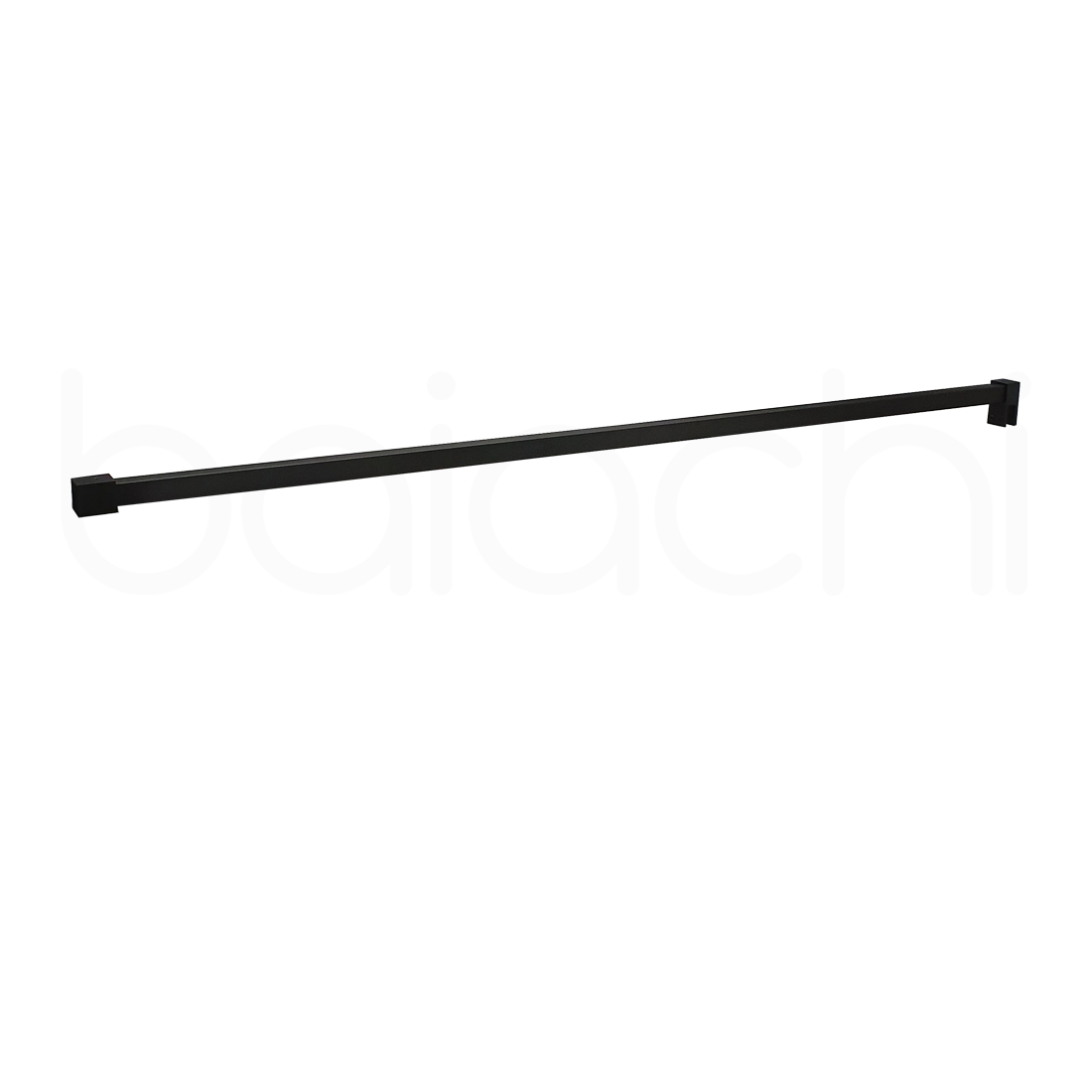 Shower Screen Glass Panel Stabiliser Support Bar Black Adjustable Up To 1000mm