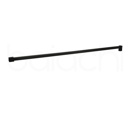 Shower Screen Glass Panel Stabiliser Support Bar Black Adjustable Up To 1000mm