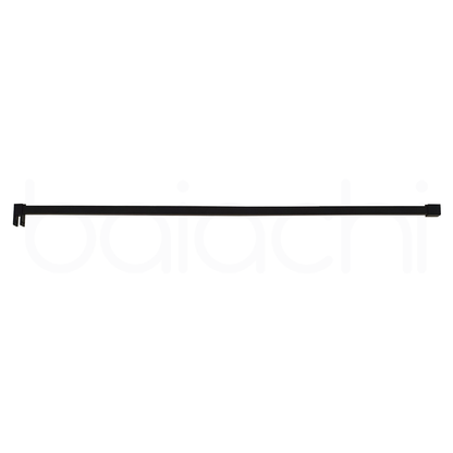 Shower Screen Glass Panel Stabiliser Support Bar Black Adjustable Up To 1000mm