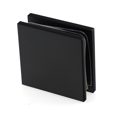 Frameless Shower Screen 900x900mm Diamond Matte Black