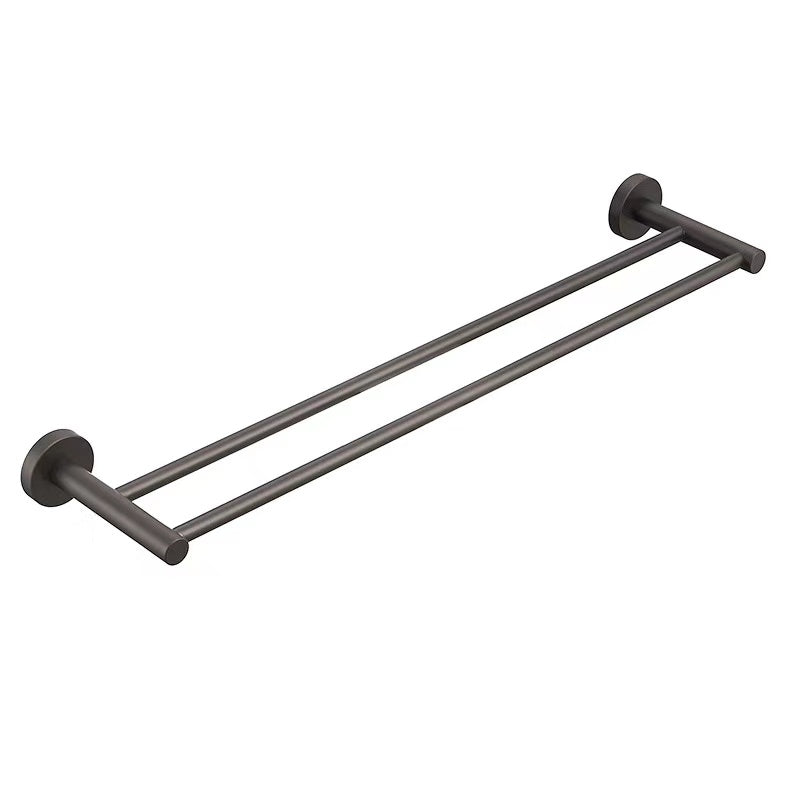 Otus Double Towel Rail 600mm Gun Metal