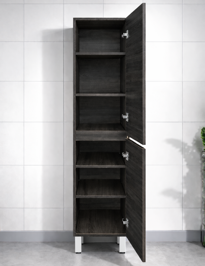 Baiachi Vellena Plywood Empire Oak Bathroom Tallboy