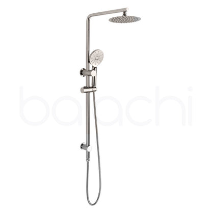 Moreton Round Multi Function Shower Brushed Nickel
