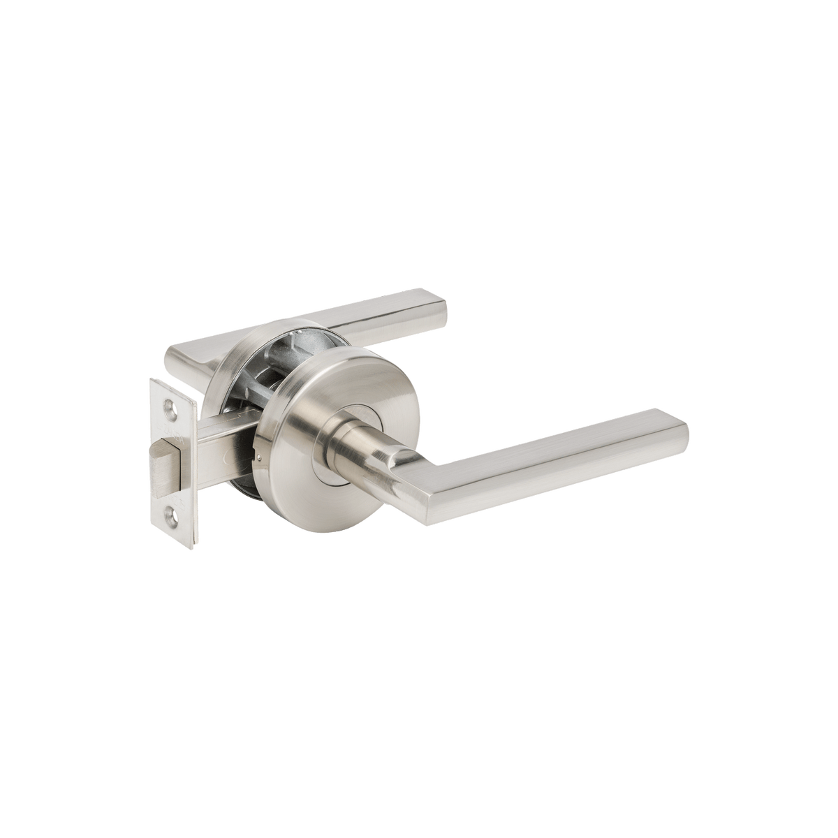 Zanda Aldo Passage Set Brushed Nickel
