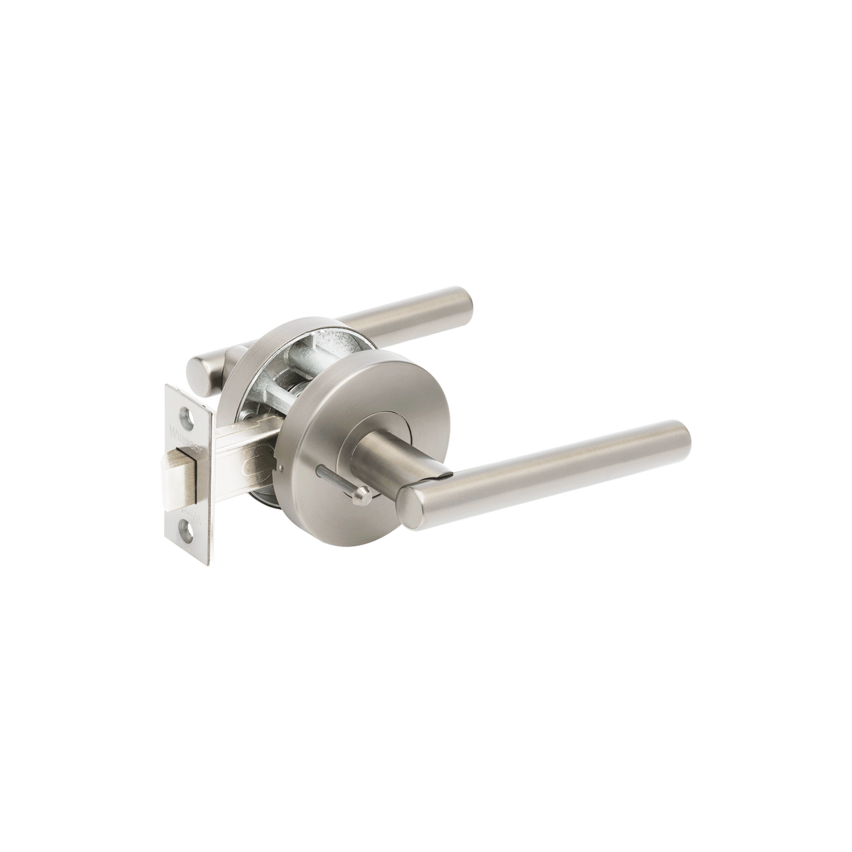 Zanda baxter Integrated Privacy Set Brushed Nickel