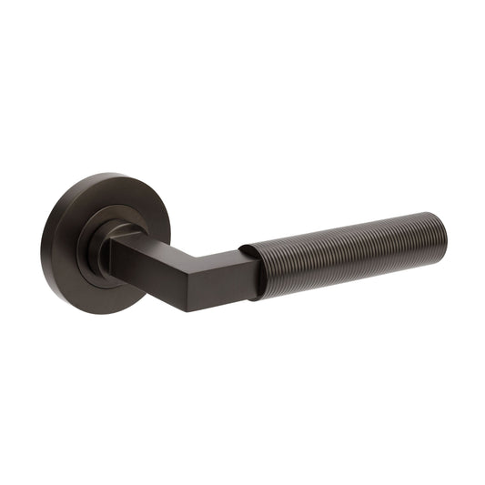 Zanda Zurich Fluted Privacy Set Graphite Nickel