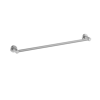 Linie Single Towel Rail 800mm Brushed Nickel