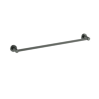 Linie Single Towel Rail 800mm Gun Metal