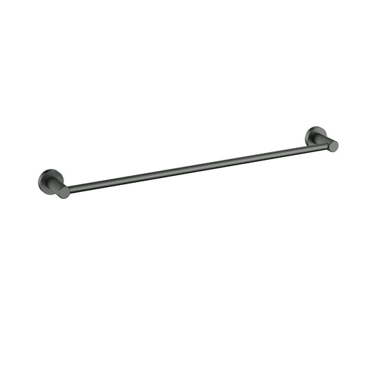 Linie Single Towel Rail 800mm Gun Metal