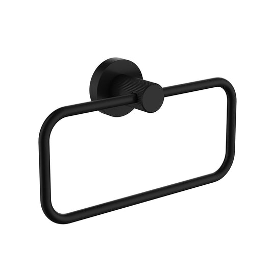Linie Towel Ring Matte Black