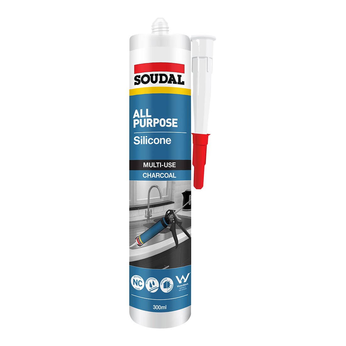 All Purpose Silicone Charcoal 300ml