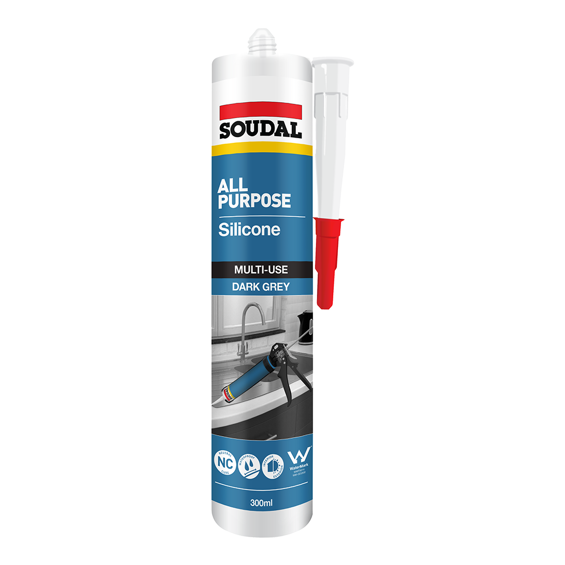All Purpose Silicone Dark Grey 300ml