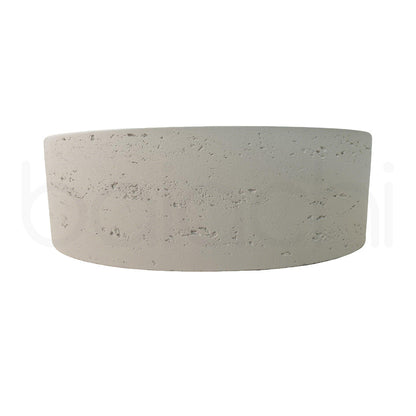 Baiachi Travertine Concrete Bathroom Counter Top Basin Tuscany Warm White