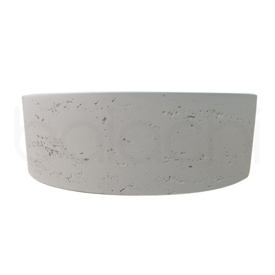 Baiachi Travertine Concrete Bathroom Counter Top Basin Tivoli Natural White