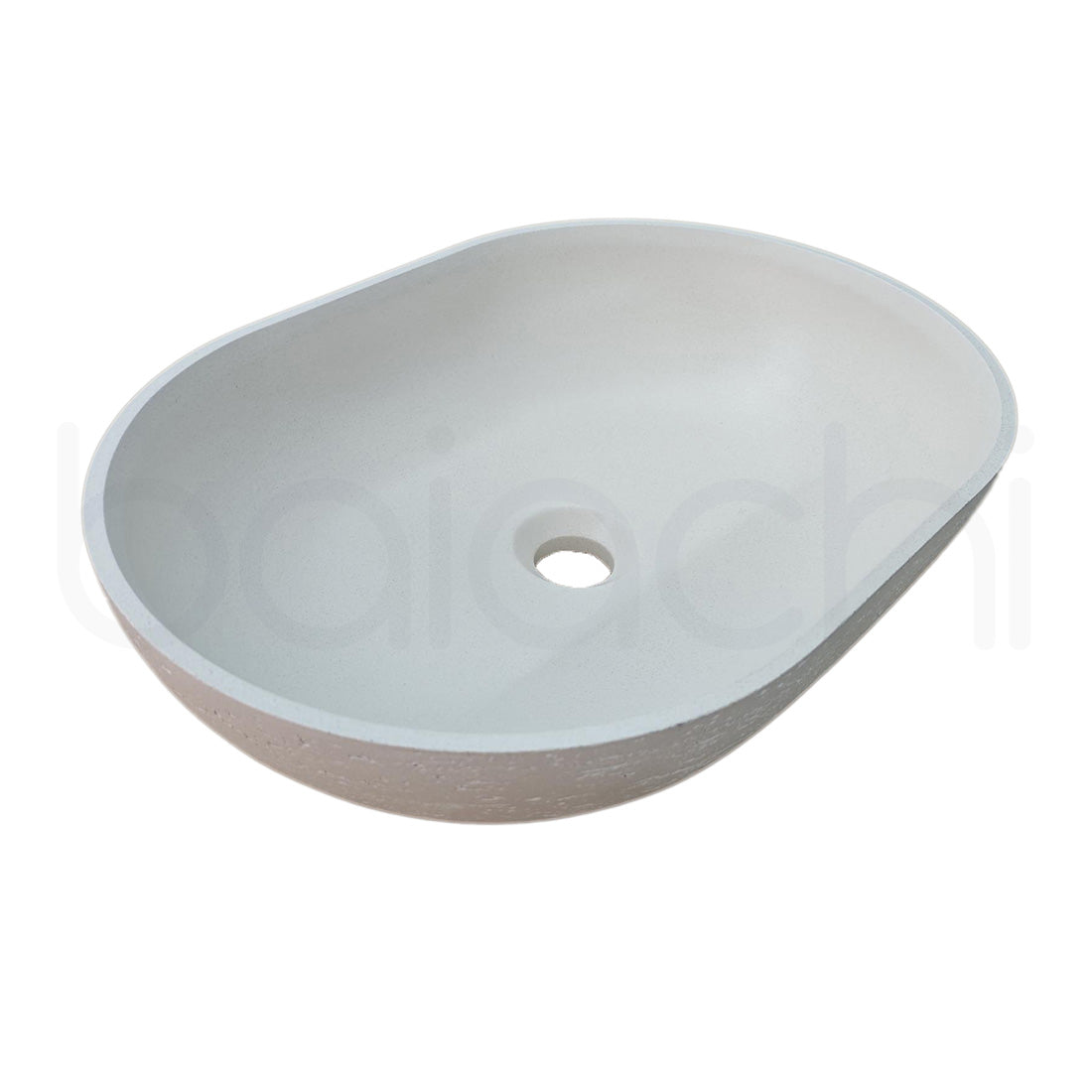 Baiachi Travertine Concrete Bathroom Counter Top Basin Tuscany Warm White